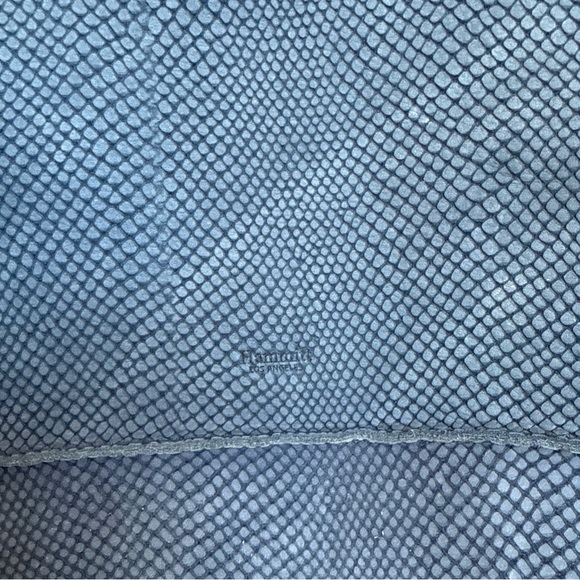 Hammitt Blue Snakeskin Leather Backpack Bag - Picture 2 of 12